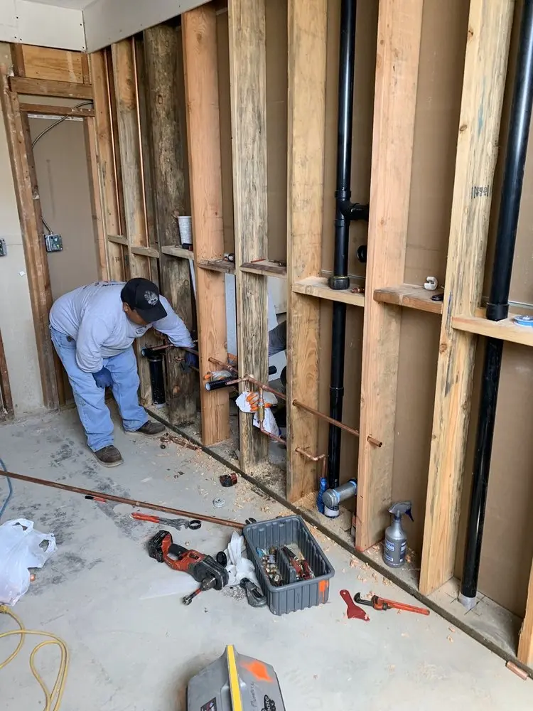 Commercial rough-in plumbing for Water Heater Replacement in Spanish Fork
